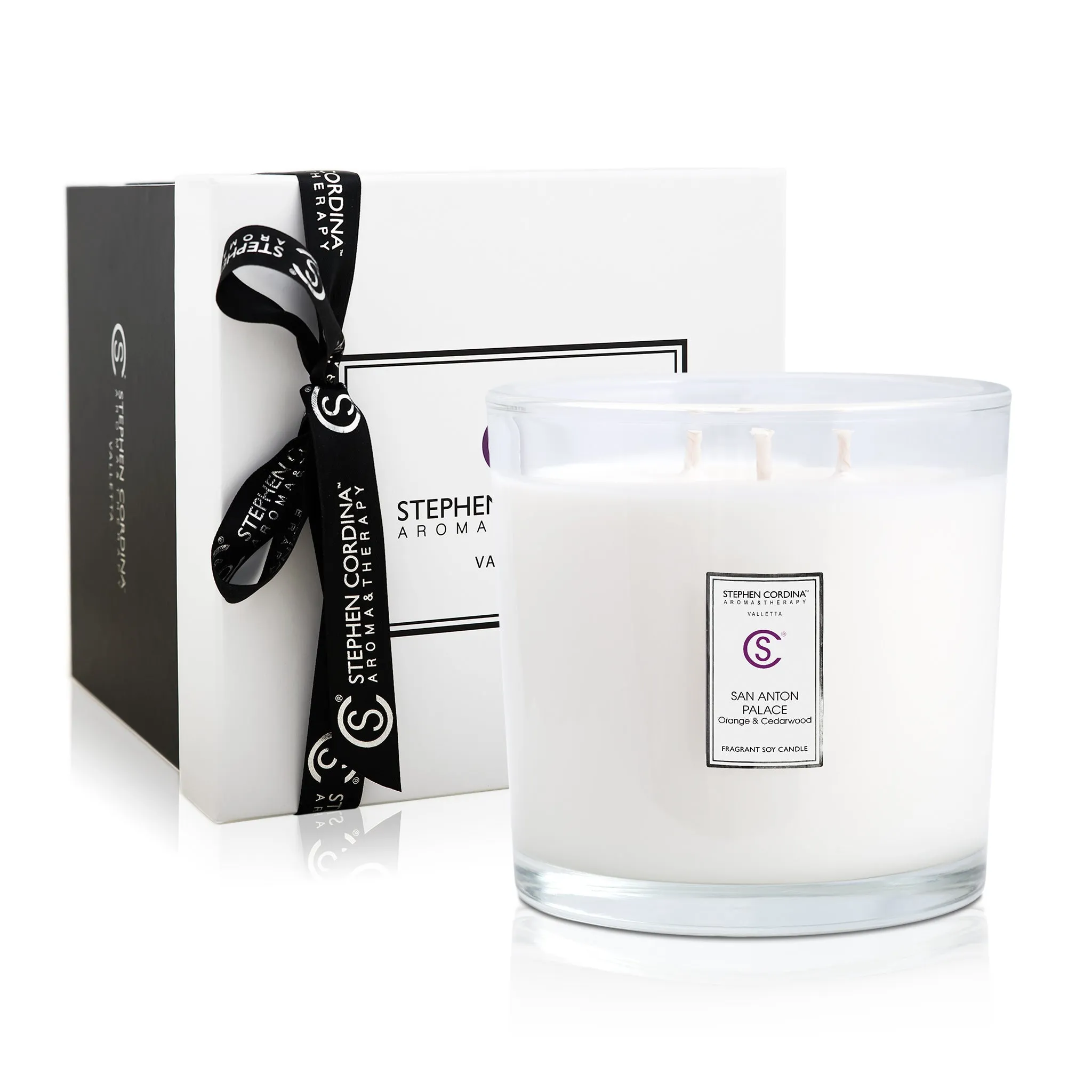 San Anton Candle 1000ml in a Luxury carrier box in a Luxury carrier box.