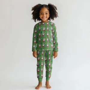 Santa Getting Jiggy Kids' Pajama Set