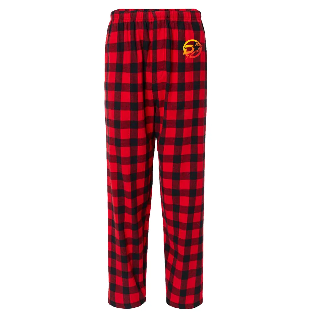 Team Dallas Pajama Pants - Red/Yellow D Star