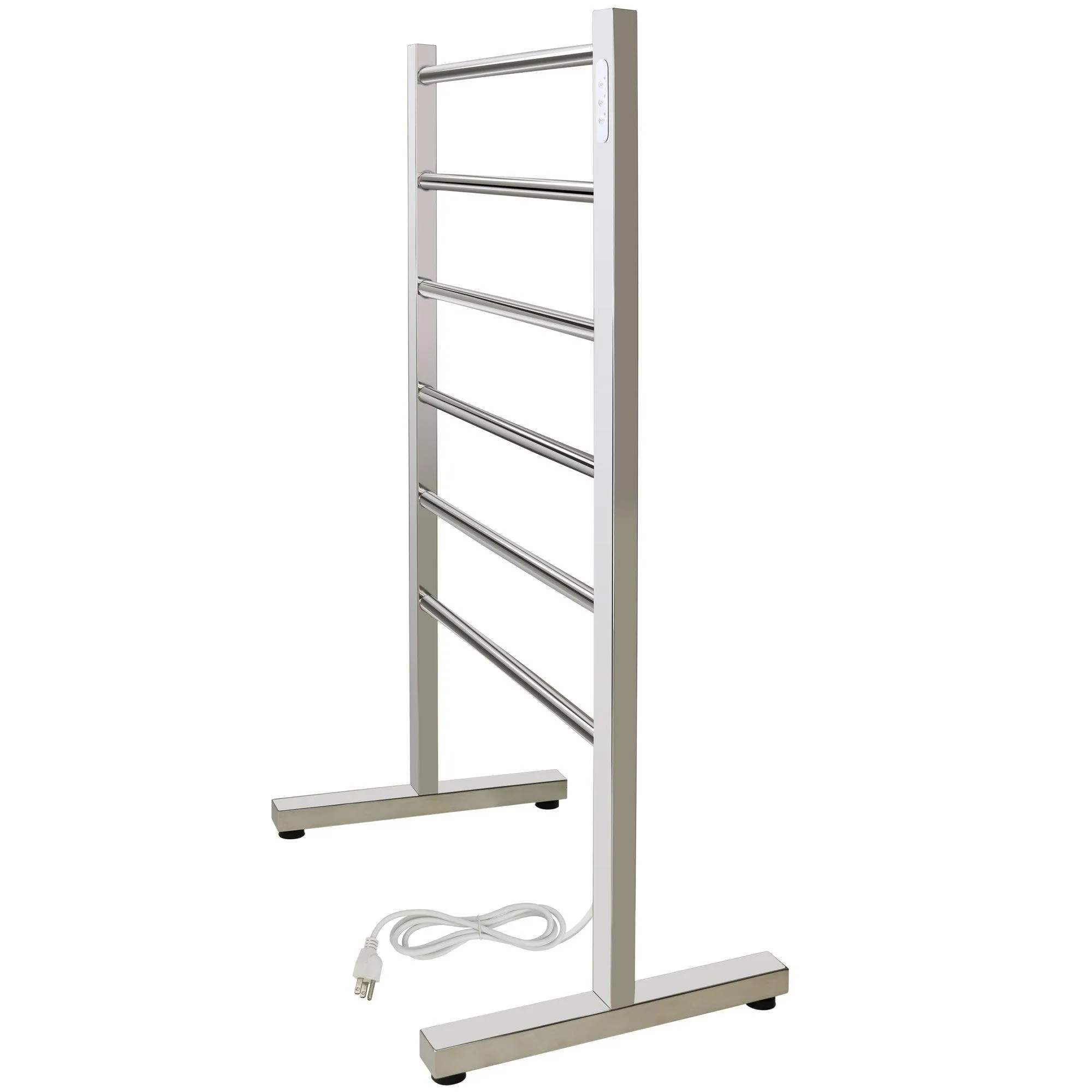 WarmlyYours Ibiza TWS5-IBZ06PP Freestanding Plug-in Towel Warmer- 21.85"w x 34.84"h