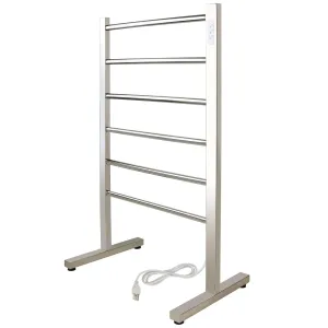 WarmlyYours Ibiza TWS5-IBZ06PP Freestanding Plug-in Towel Warmer- 21.85"w x 34.84"h