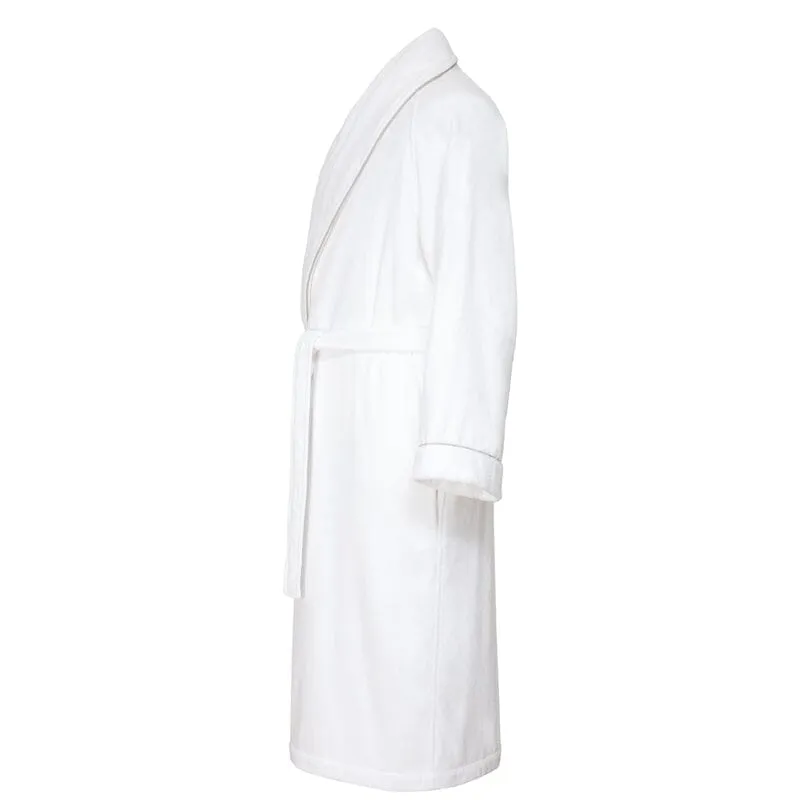 Yves Delorme IDOLE Blanc Pierre White Bathrobe (Unisex)